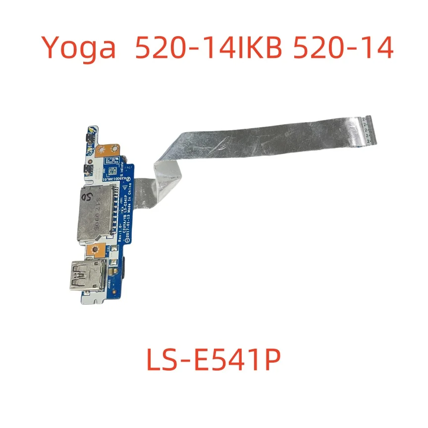 FOR Lenovo Yoga  520-14IKB 520-14 USB SD Card Reader Power Button Board LS-E541P