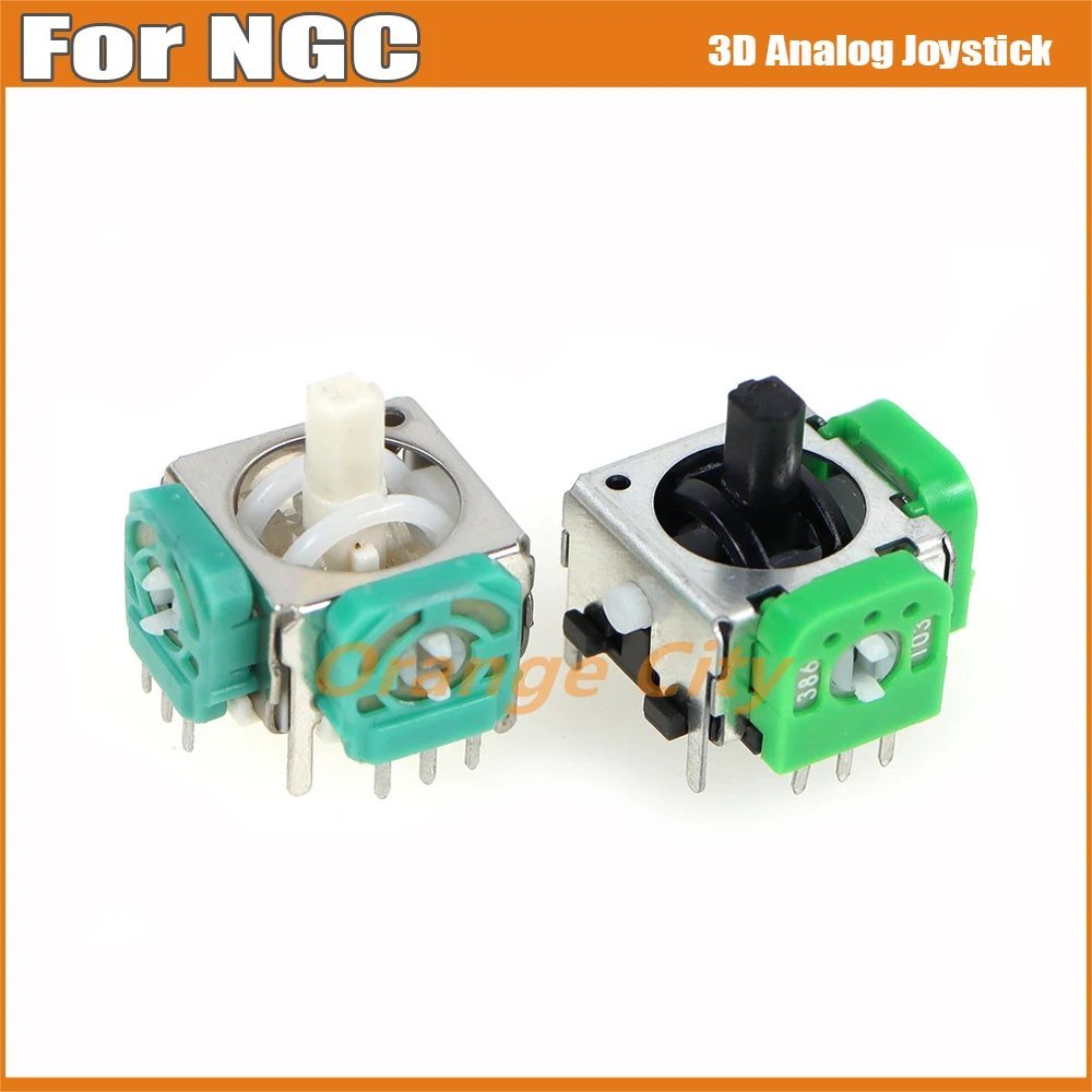 Thumb Stick joystick analogico 3D sostitutivo da 10 pezzi per Nintendo NGC per parti di riparazione controller gamecube