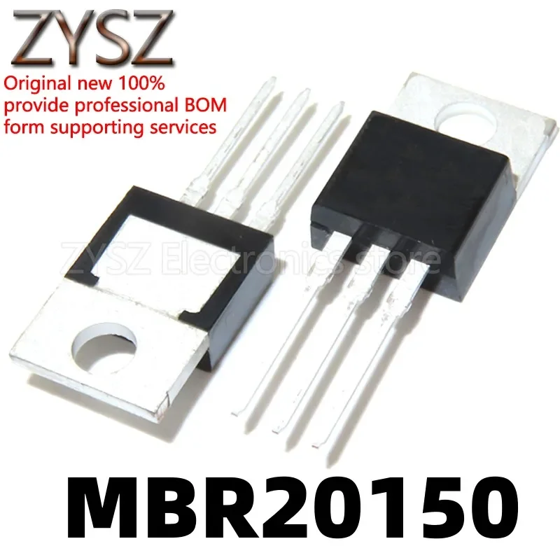 5PCS MBR20150CT B20150G Schottky rectifier diode 20A 150V in-line TO-220