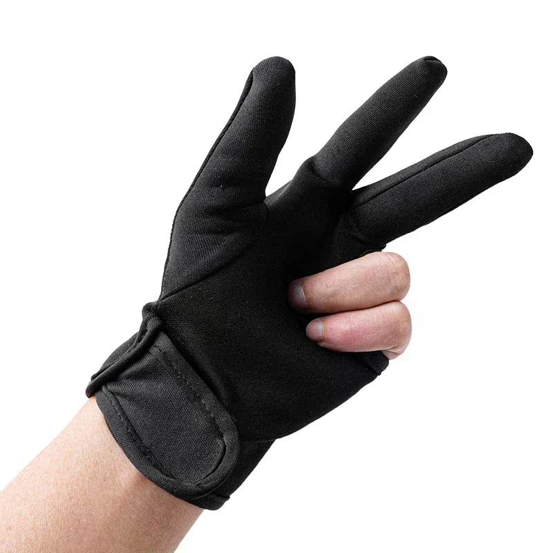Barber Hairdressing Three Fingers Glove Heat Resistant Finger Protect Hair Straightening Curling Styling Accessories