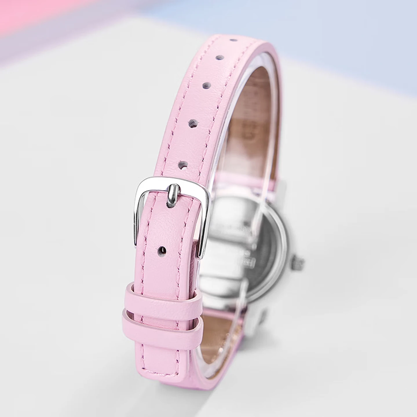 Casio LQ‑139L Ladies Quartz Wrist Watch | Resin Case | Genuine Leather Band | Daily Water Resistant Analog Casual Dress Watch