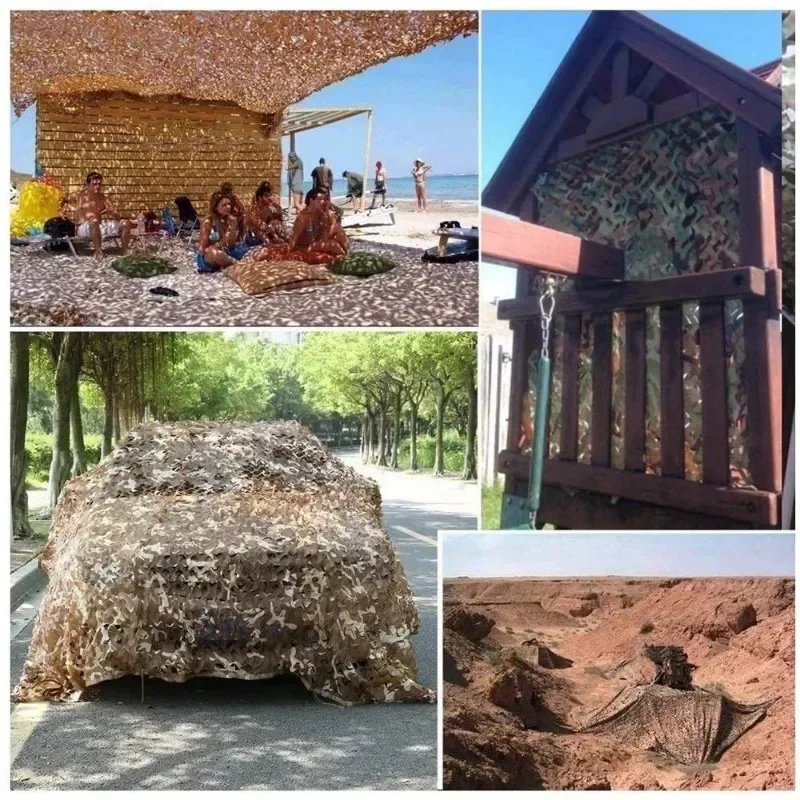 Reforçado Caça Camuflagem Net, Militar Toldo Gazebo, Tenda Do Carro, Jardim De Sombreamento, Lona