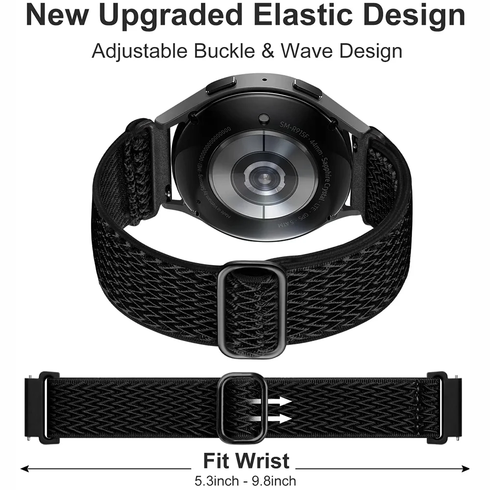 سوار بوهيمي مرن ساعة سامسونج جالاكسي ، 20 ، 22 للفرقة 5 برو ، 4 ، 6 ، كلاسيكية ، نشطة 2 ، هاواوي جي تي ، أمازون فيت ، 4-3-2 حزام