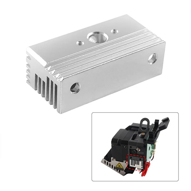 AM-2Pcs Heatsink For Sprite Extruder Pro Cooling Block Heat Sink For Ender3 S1 Plus Pro/CR10 Smart Pro/Sermoon V1 Pro Durable