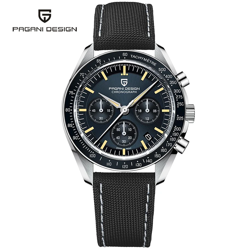 PAGANI DESIGN 2026 New Men's Watches Retro Luxury Tribute to CK2998 Quartz Watch For Men Speed Chronograph AR Sapphire crystal image 3