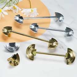 Solid Brass Fan Shaped Cabinet Handles Polished Gold Drawer Wardrobe Pulls Kitchen Cabinet Door Knobs Luxury Furniture Hardware