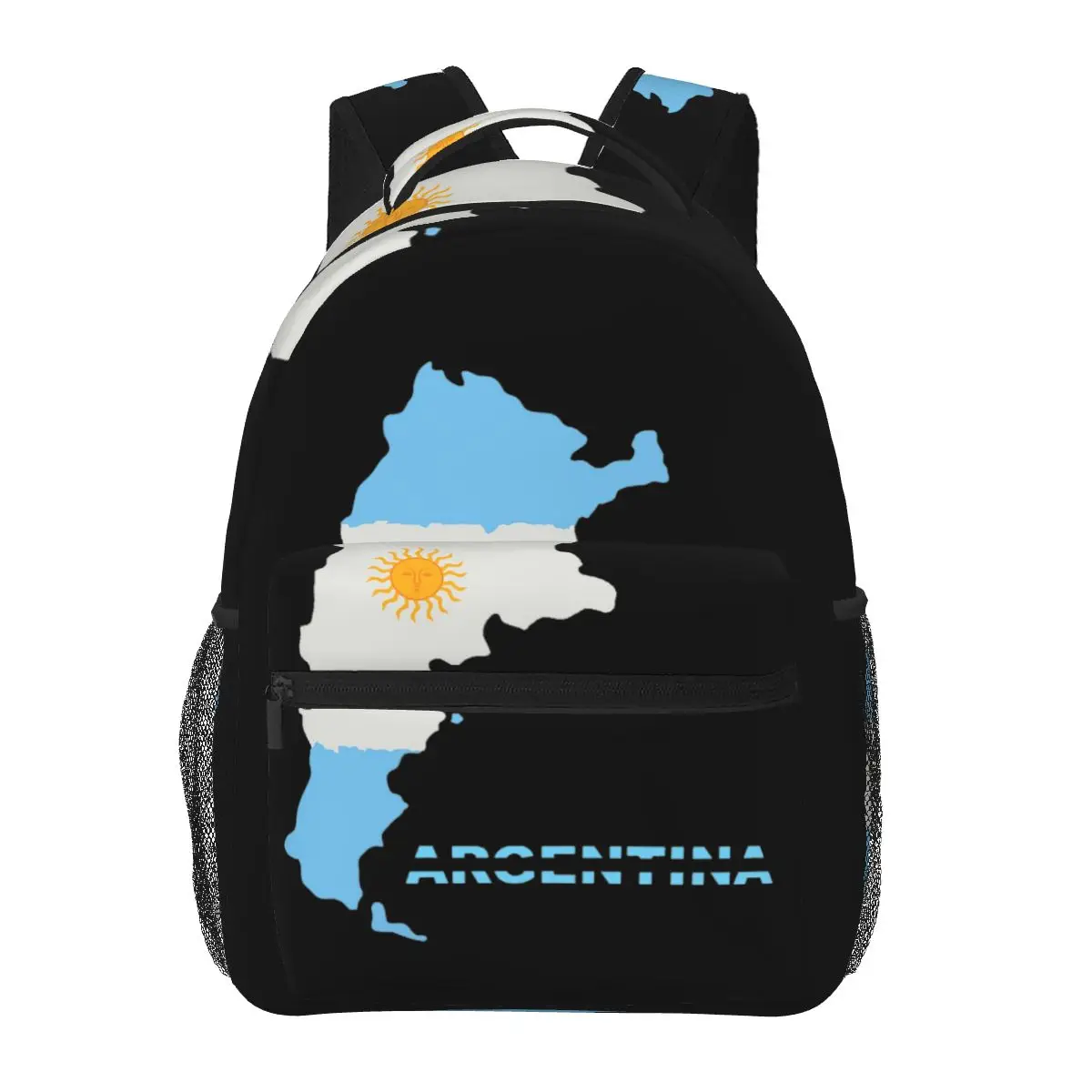 Zaino con bandiera mappa argentina Zaino di vendita calda Zaino per bambini di grande capacità Borsa da scuola Borse a tracolla per uomo Donna