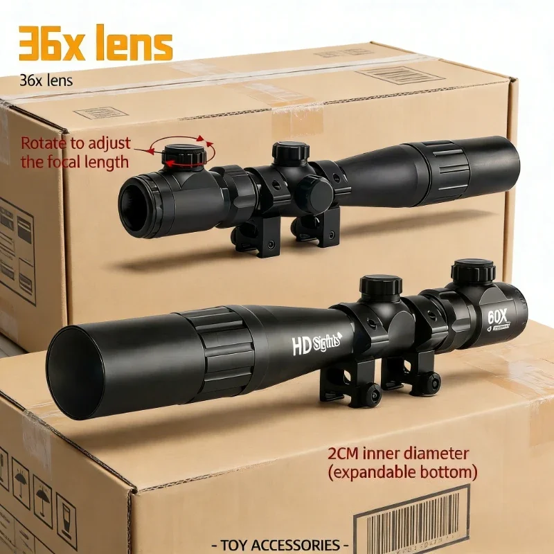 2026 New 1/2/3Pcs 20MM Rail Flip Dual Bracket Extended Scope For Pineapple Soft Bullet Gun Children Toy Gun Accessory