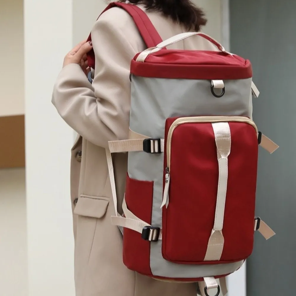 

Многофункциональная дорожная сумка для багажа, большая вместимость, дорожный рюкзак с отделением для сухого и влажного воздуха, легкая ручная спортивная сумка для фитнеса