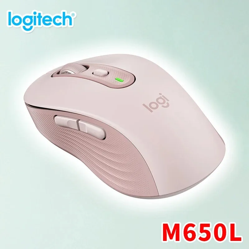 

Logitech M650/M650L Dual-Mode Mouse, Wireless + Bluetooth, Silent Portable for Office & Laptop Comfortable Touch Sweat resistant