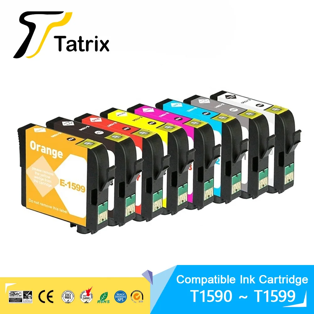 

For Epson T1590 T1591 T1592 T1593 T1594 T1597 T1598 T1599 Ink Cartridge For Epson R2000 R2000S Ink Cartridge R2000 A3 printer