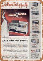 Metal Sign - 1956 Grundig Radios - Vintage Look Reproduction