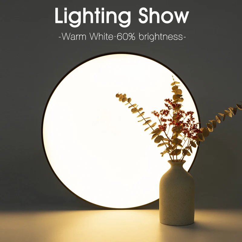 MANVIV LED Smart Modern Ceiling Lamp led lights with Remote/App Control Dimmable Light Fixture lighting for living room