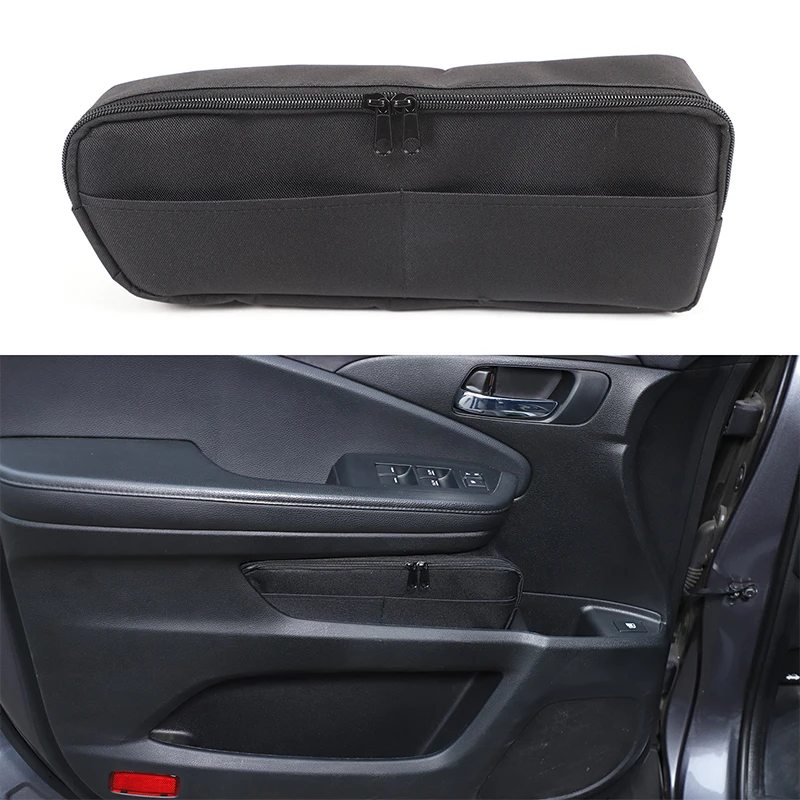 

For 16-22 Honda Pilot car door Storage Bag Multifunctional tools Kit Pocket Organizer Left Right car bag Interior Accessories