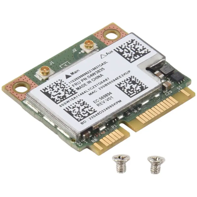

BCM943228HMB 04W3764 WIFI беспроводная карта Bluetooth 4,0 Half MINI PCI-E, компактная карта для Lenovo E130 E135 E330 E335 E530 E535 E430