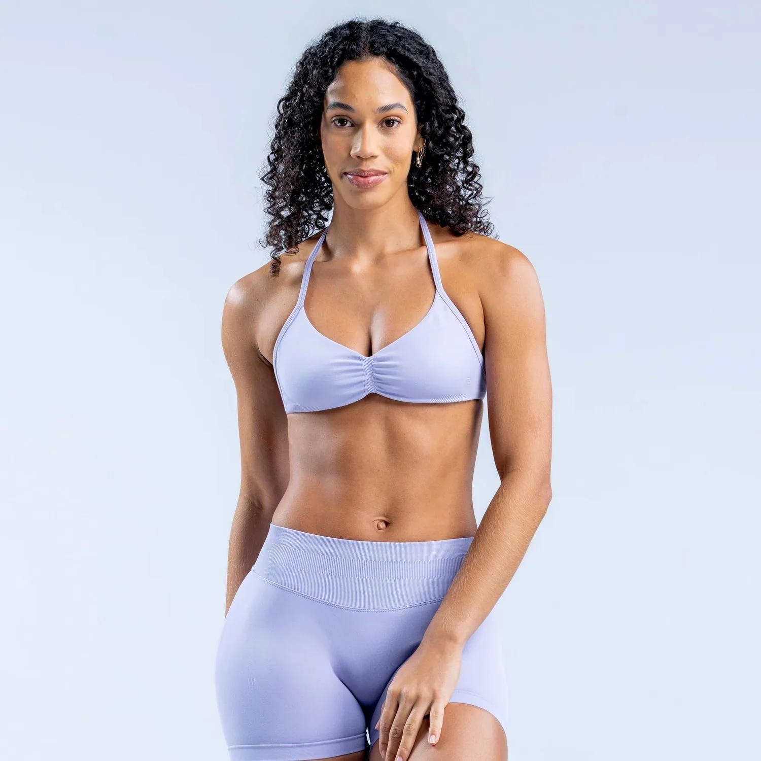 Intimo sexy da donna: reggiseno con scollo yoga in nylon opaco ad alta elasticità senza cuciture, reggiseno sportivo fitness, biancheria intima da donna