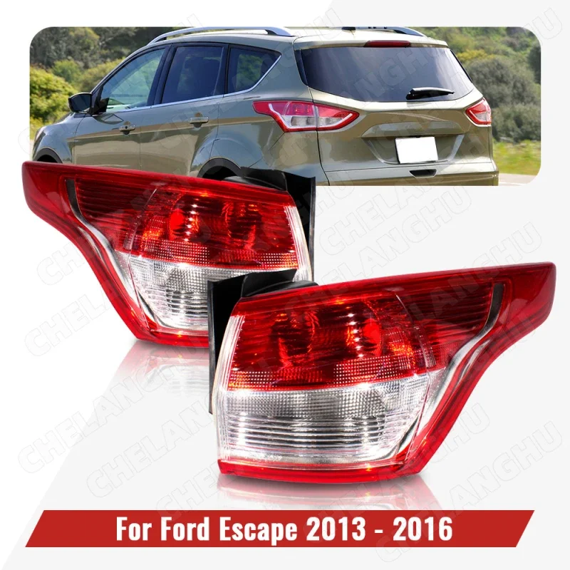 

1Pair Outside Tail Rear Lamp light For Ford Edge Escape 2013 2014 2015 2016 US Version Outer Taillight CJ5Z-13405-E CJ5Z-13404-E