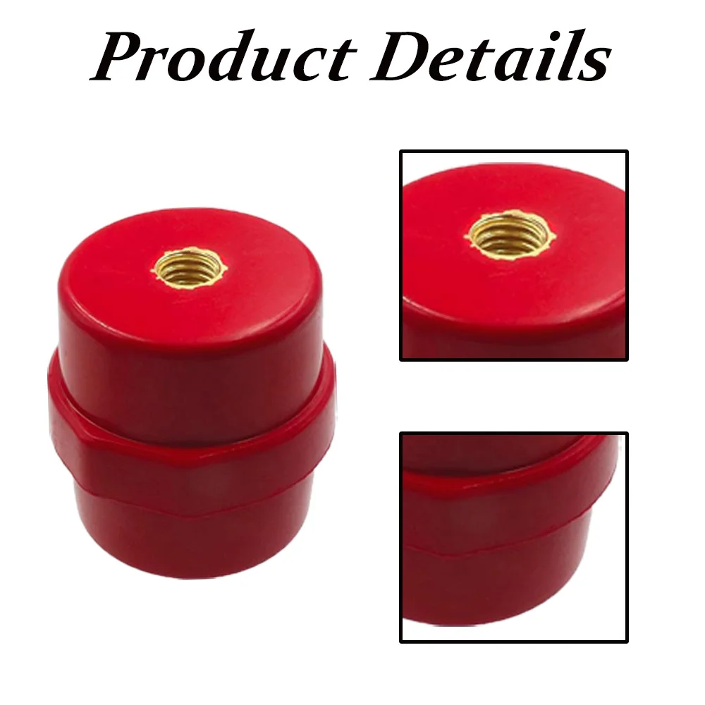 10pcs High and Low Voltage Insulated Terminals Busbar Insulator Electrical Insulators Conical Busbar Blocks for Distribution Box