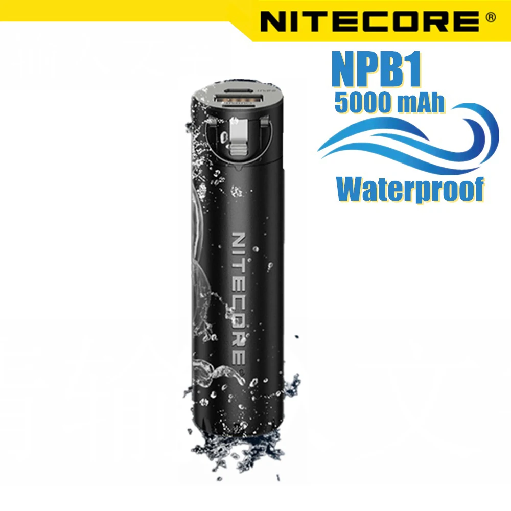 NITECORE NPB2 10000 mAh 18 W Schnelle Power Bank Wasserdicht QC3.0 Ausgang IP68 Nennwert Mobile Ladegerät Für iPhone Huawei Xiaomi Airpods