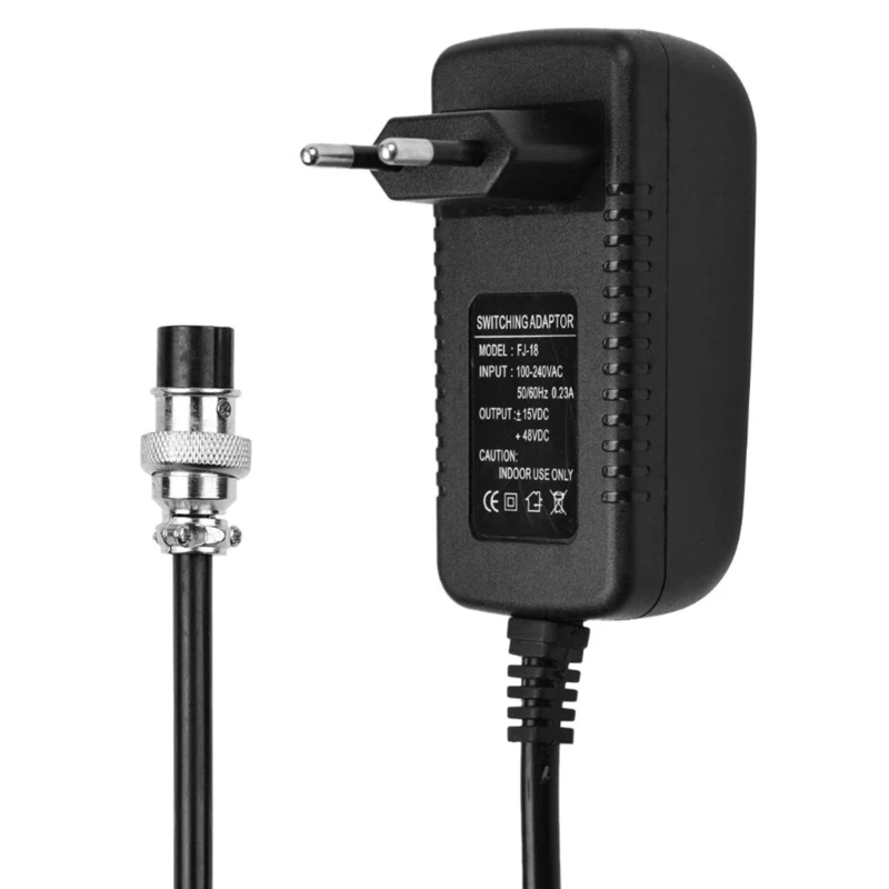 Mixer Console Power Adapter Stable Voltages To Mixing Console with Global Voltages Compatibility and Safe AC100-240V H8WD