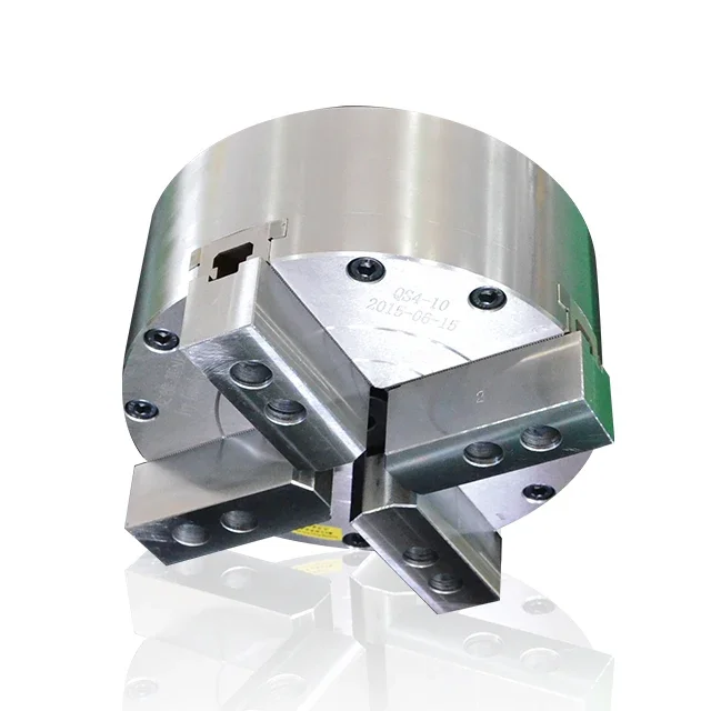 High Precision QS4-04 4 Jaw Lathe Chuck 6/8/10/12 Inch Non Through-Hole Pneumatic Chuck for CNC Lathe Machine