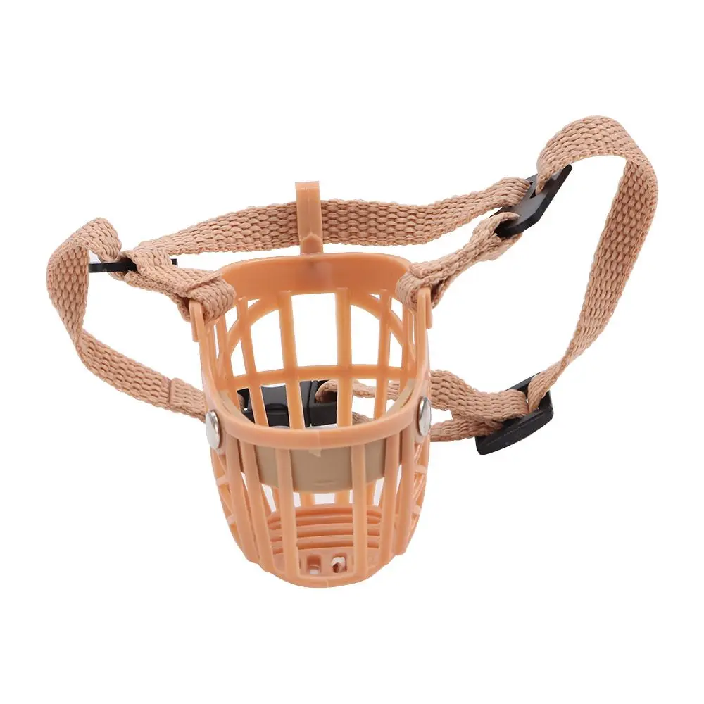 Breathable Bark Mesh Anti-biting Plastic Pet Supplies Mouth Grooming Dog Mask Pet Dog Muzzle