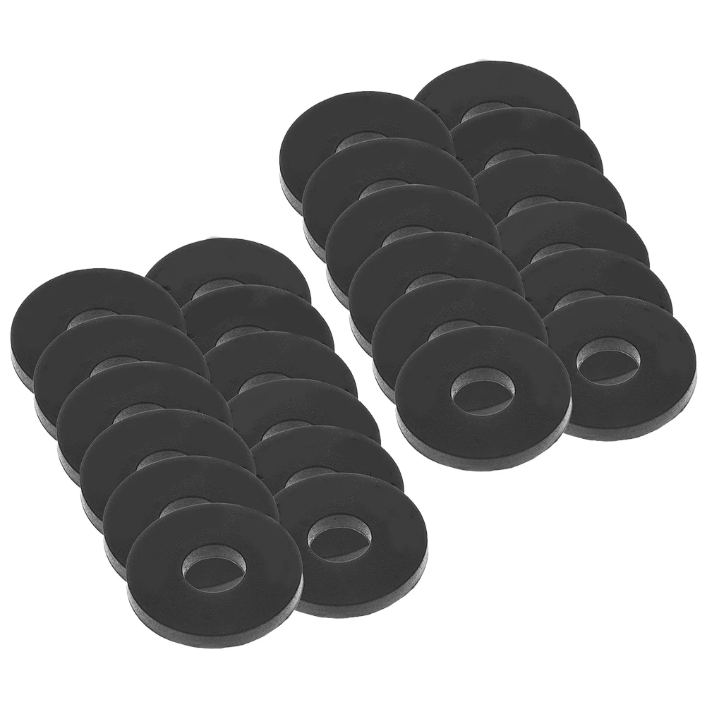 

24pcs Guitar Strap Anti-Slip Silicone Blocks Replacement Pad For Bass Accessories Strap Lock Washer Security Parts Sling