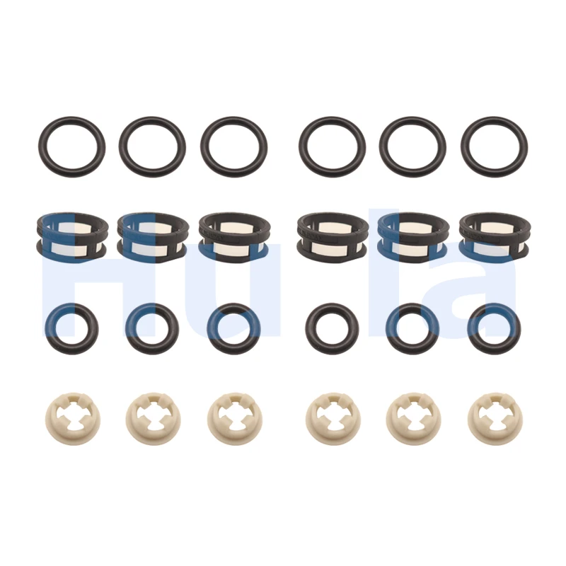 Fuel Injector Repair Kits Gasoline Gasket for 1991-1999 Nissan 1.6L l4 GA16DE Engine 16600-57y01