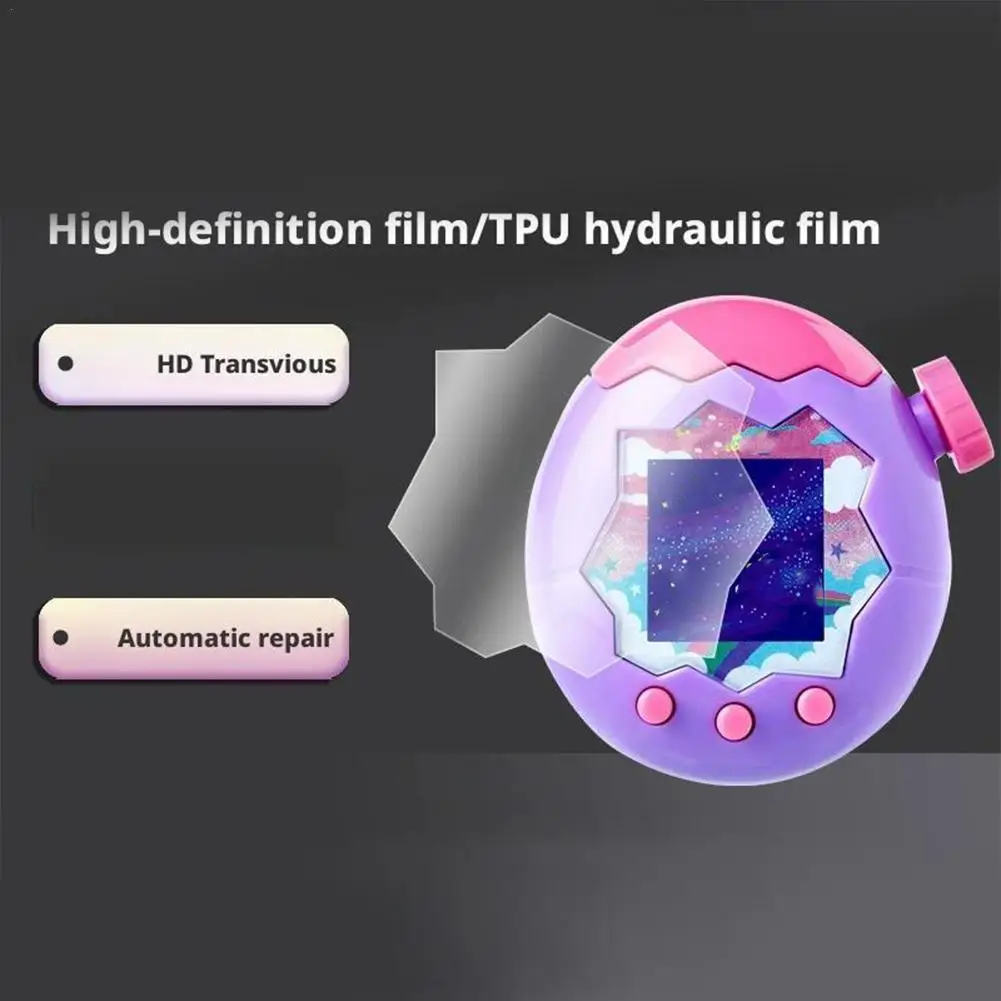 Protective Film For Tamagotchi Paradise Screen Protector Anti Scratch Fall Prevention TPU Water Gel Film Protective Accessories