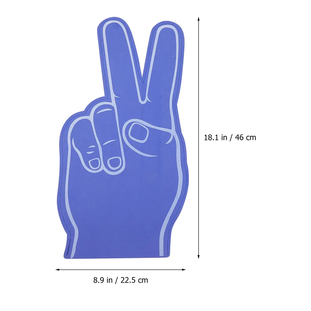 6 szt. Piankowe palce Eva, rekwizyty do kibicowania na meczach sportowych, imprezach, akcesoria dla kibiców, rękawice z pianki dla fanów sportu