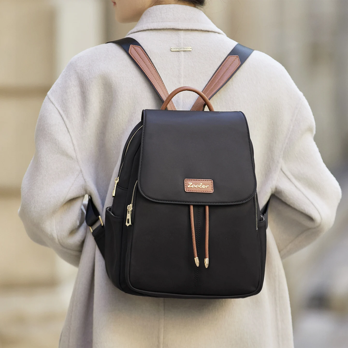 

2026 New Style ZOOLER Brand Woman Backpack High quality Oxford Travel Bags Large Capacity Handmade Female Backpacks Bag#jh902