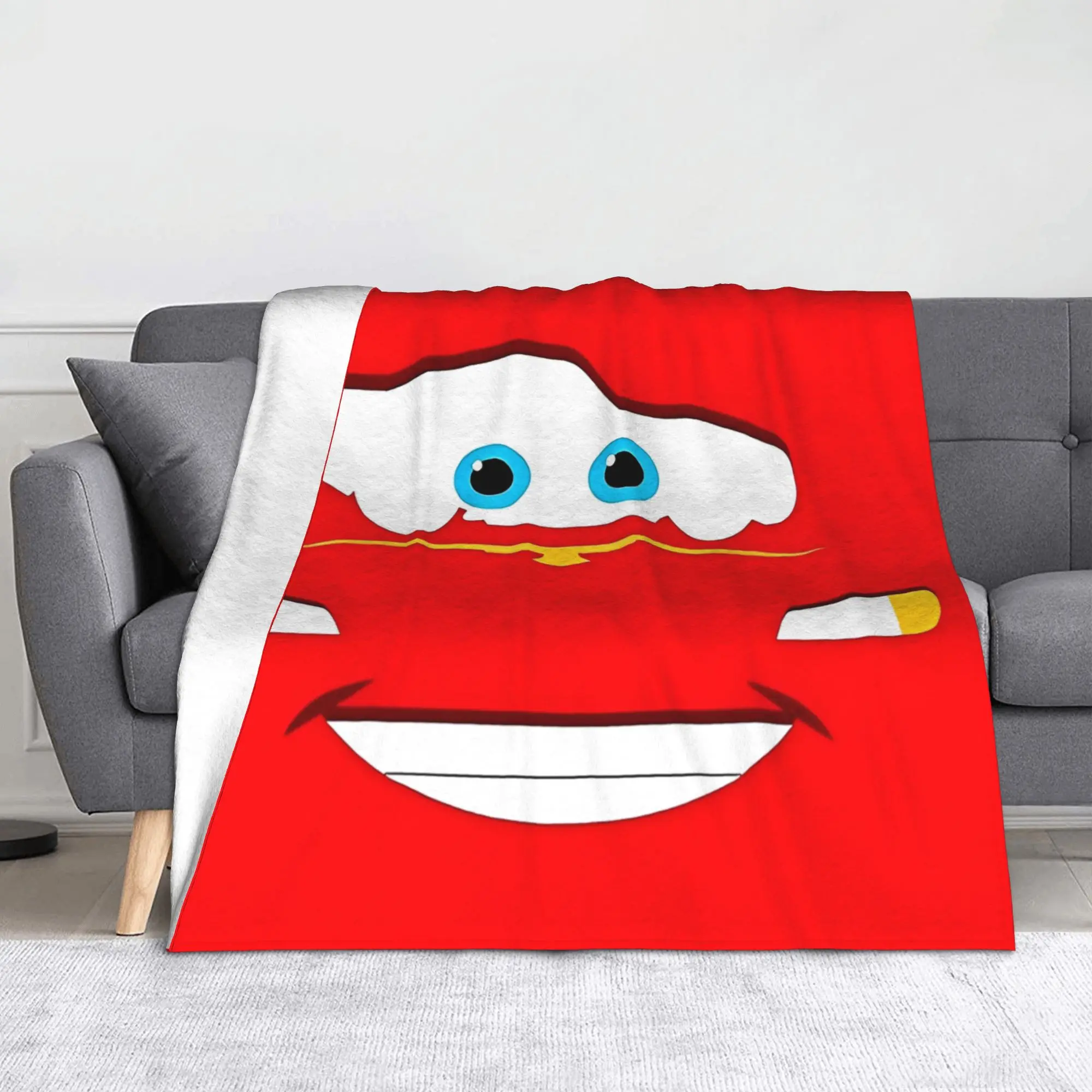 

Фланелевое одеяло Cars Lightning Mcqueen Eyes, потрясающие одеяла с героями мультфильмов для дома, одеяло 125*100 см