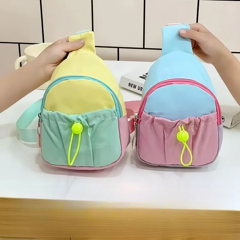 

Новая детская сумка через плечо, сумка для хранения, модная мужская и женская детская стильная сумка на плечо с допамином, аксессуары, нагрудная сумка