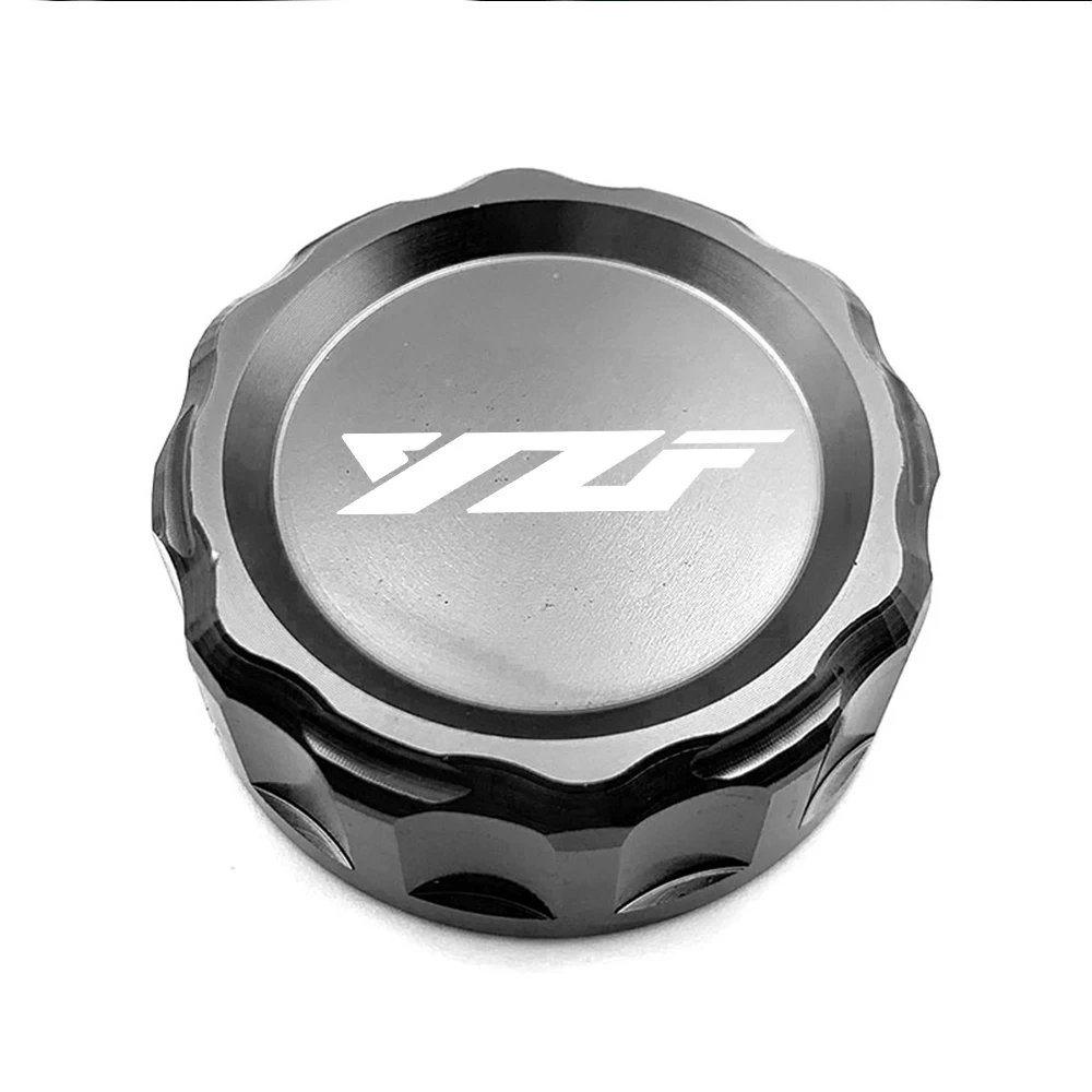 For Yamaha YZF R125 R7 R6 R1 R3 YZF-R125 YZF-R7 YZF-R3 Motorcycle Accessories CNC Rear Brake Fluid Reservoir Cap Cylinder Cover