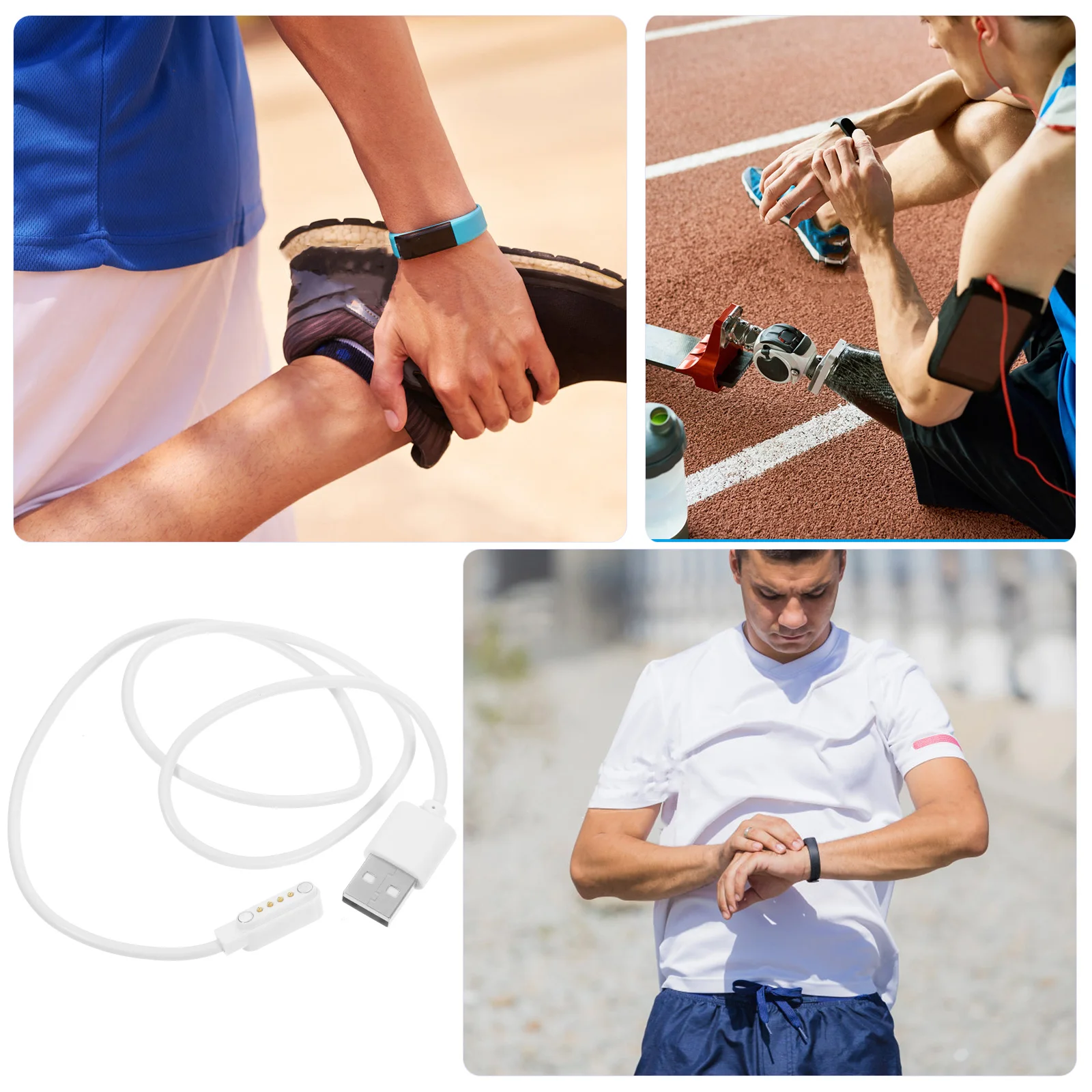 

Magnetic Charging Cable Usb Cables Universal Watch Copper Smartwatch Fast Child