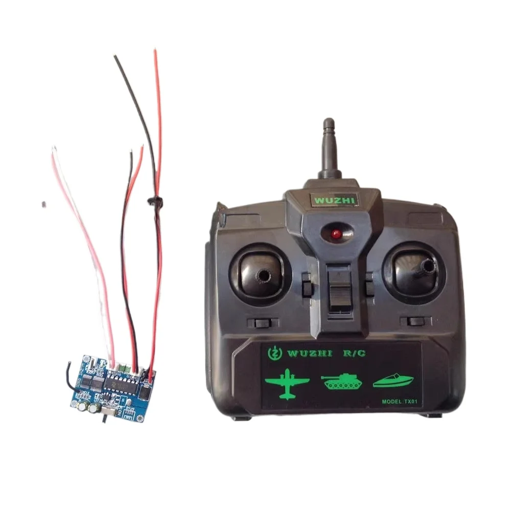 

«Контроллер двойного микшера 2,4G RC — 4-канальный скорость/дифференциального рулевого управления (для лодок/танков)