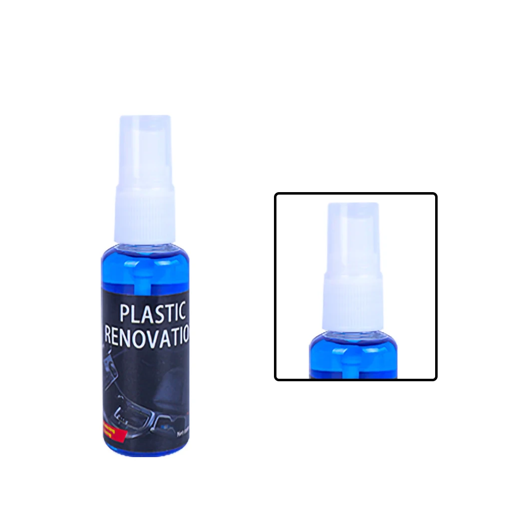 Plastic Part Retreading Agent Safety Wax Reducing Agent Portable Automotive Interior Renovated Coating, Exterior 30ml