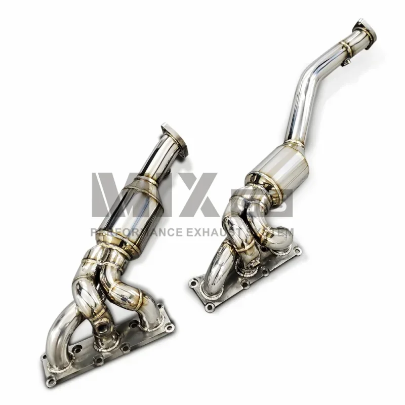 Stainless Steel Exchust Manifold, Exchust Pipe Modification for 2004-2007 BMW 330 N52 3.0, High Quality