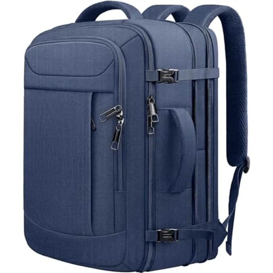 

Expandable Carry On Backpack 40L-50L, Large Travel Weekender Bag with Waterproof Wet Pocket, Anti-Theft TSA 18 Inch Laptop Ruck