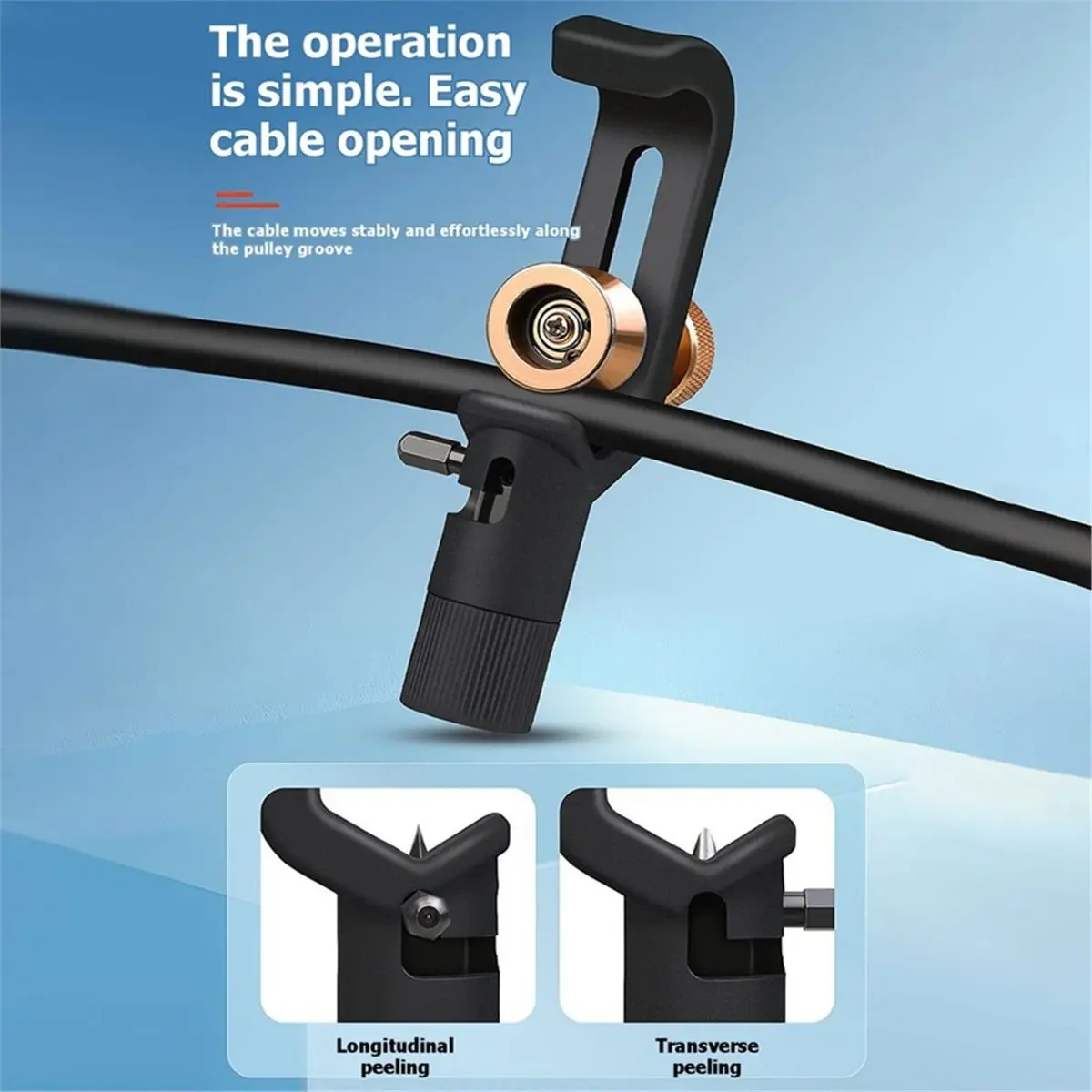 Promotion Optical Fiber Cable Sheath Wire Stripping Knife Armoured Cable Stripping Knives Optical Fiber Sheath Stripper 4-10MM