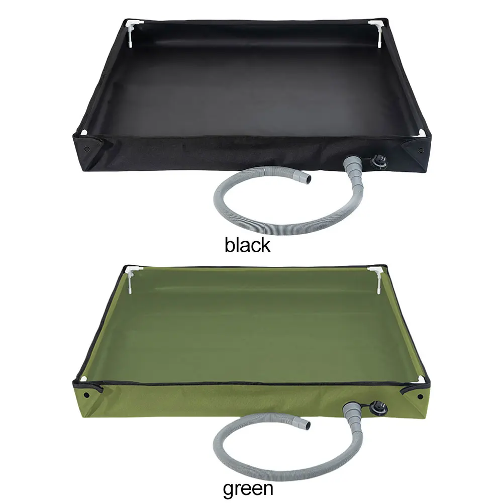 Portable Camping Shower Base with Drain Hose Camping Shower Tent Floor Base Outdoor Tent Shower Tray for Indoor and Outdoor view 2