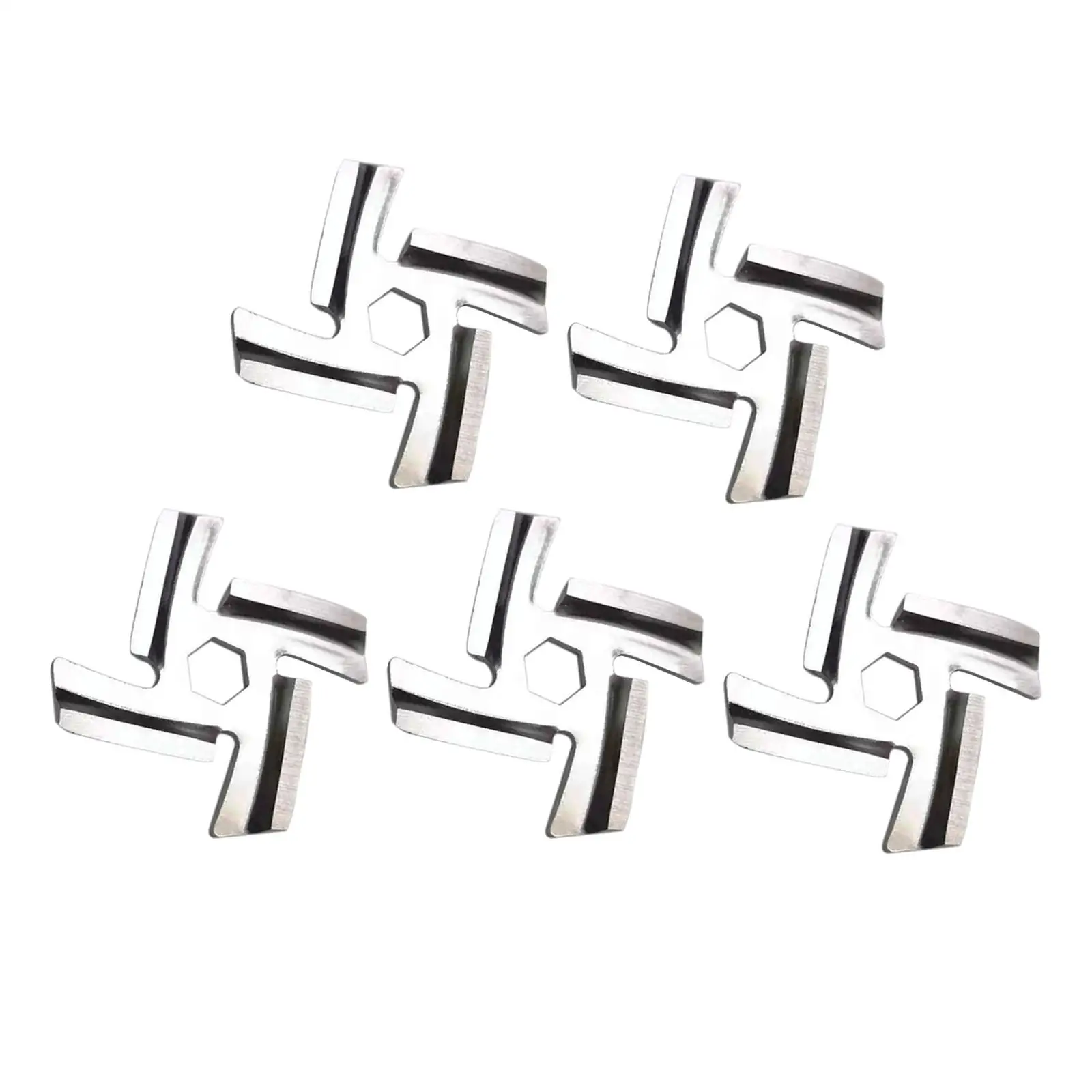 5x Meat Grinder Blade Replacement 0.33inch Mincer Blade Fits Kitchen Duable