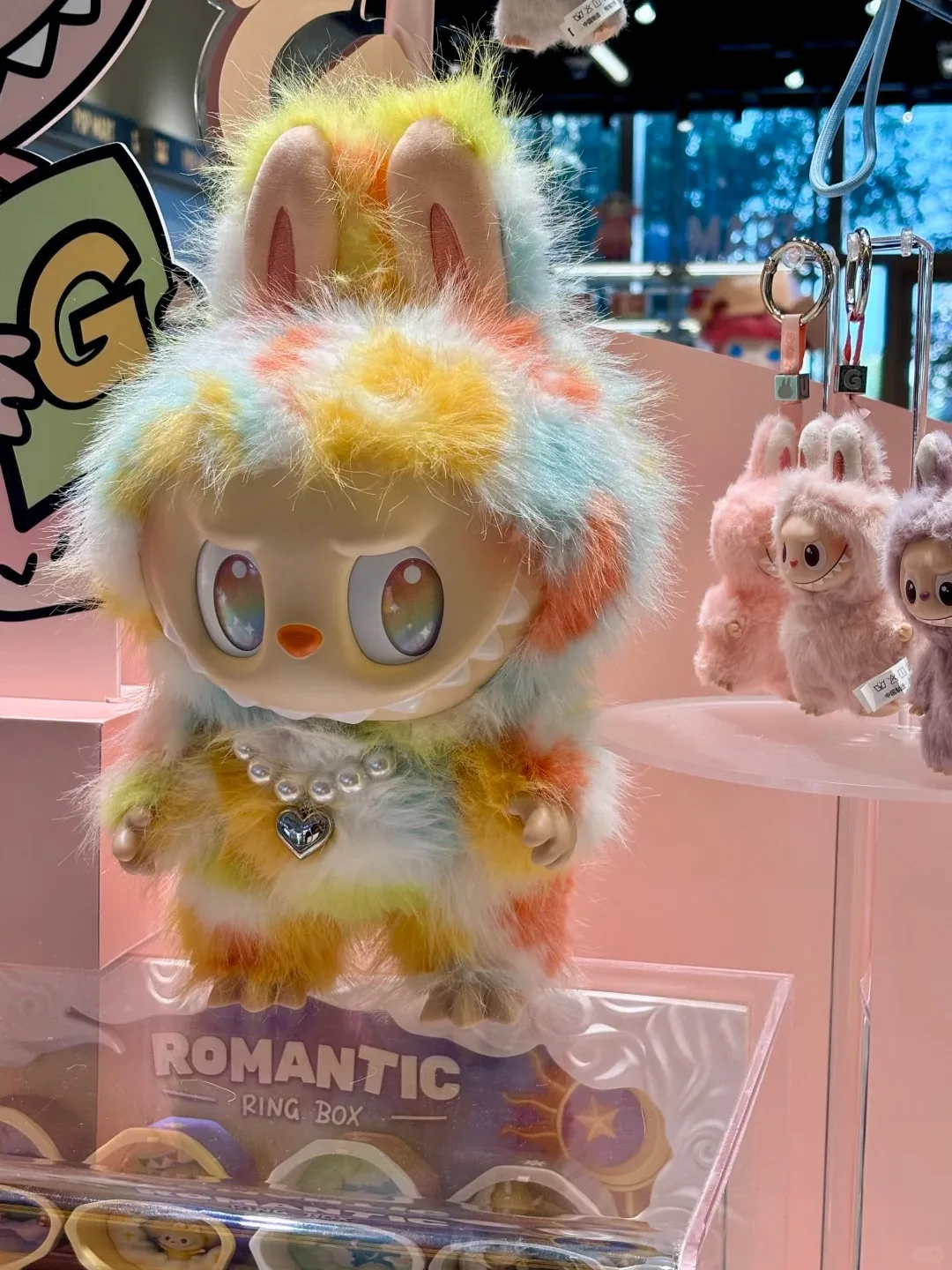 

Новая виниловая плюшевая игрушка Pop Mart Labubu THE MONSTERS Big Into Energy, красочный подарок на день рождения для больших детей-сюрприз