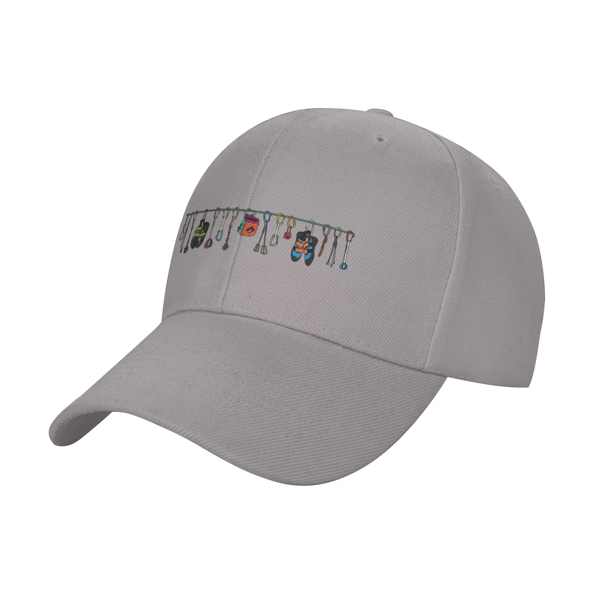 Climbing Gear On The Line Trendy Baseball Cap Souvenir Stylish Dad Hat