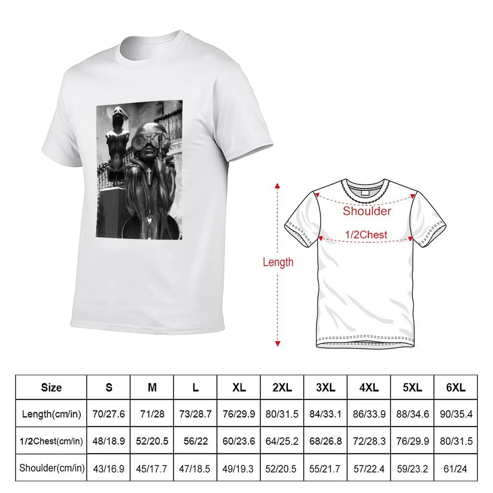 H R Giger Museum Baby Bullet Statue. Gruyeres, Switzerland T-Shirt anime tshirt funny t shirts man T-Shirt