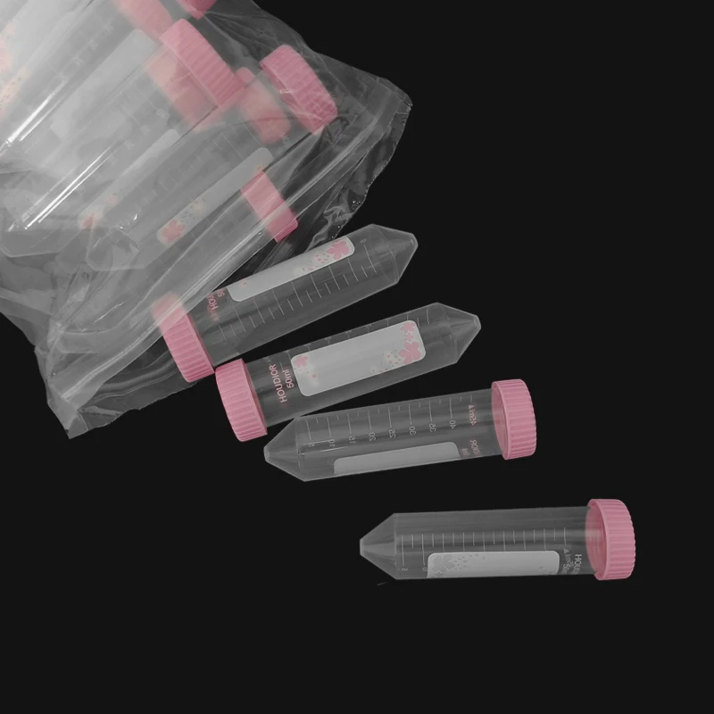 50 مللي 25 قطعة أنبوب مع غطاء برغي مواد بلاستيكية عالية الجودة مختبر رف أنابيب الصقر أنبوب اختبار قوارير مختبر