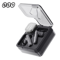 QCY Transparent Wireless Earphones MeloBuds Neo TWS Earbuds Bluetooth 5.3 Headphones LED Power Digital Display Headset