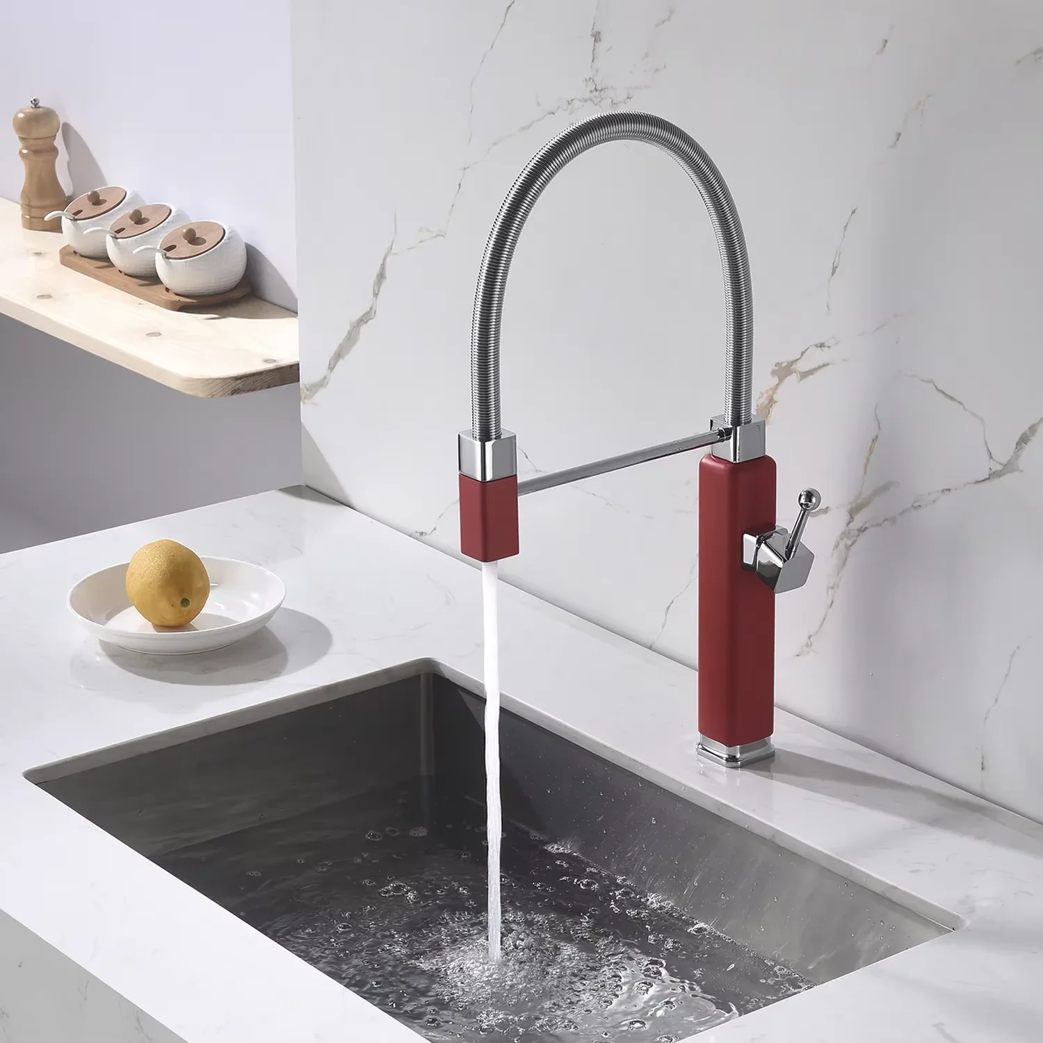 hot-sale luxury kitchen cold and hot dual-purpose pull-out high-end household faucet