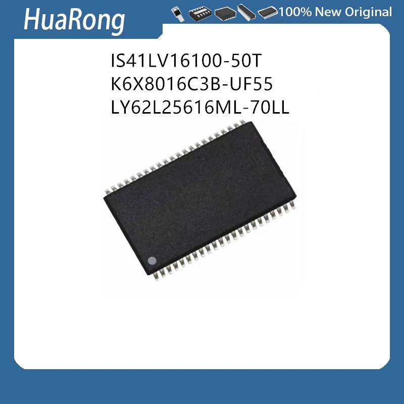 5Pcs/Lot IS41LV16100-50T IS41LV16100 K6X8016C3B-UF55 LY62L25616ML-70LL TSOP44