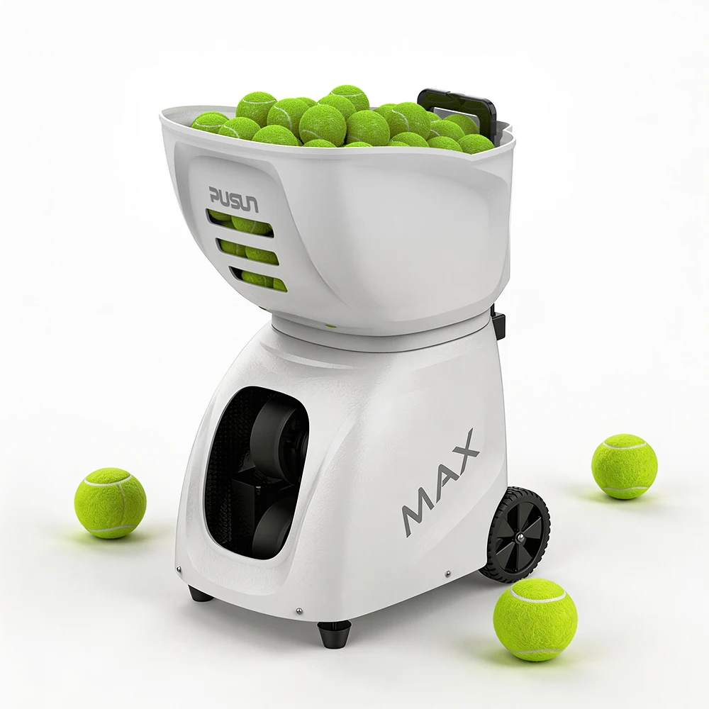 Intelligent Tennis Ball Throwing Machine Professional Tennis Ball Launcher Multi-Drill Padel Ball Feeder For Club Court Training